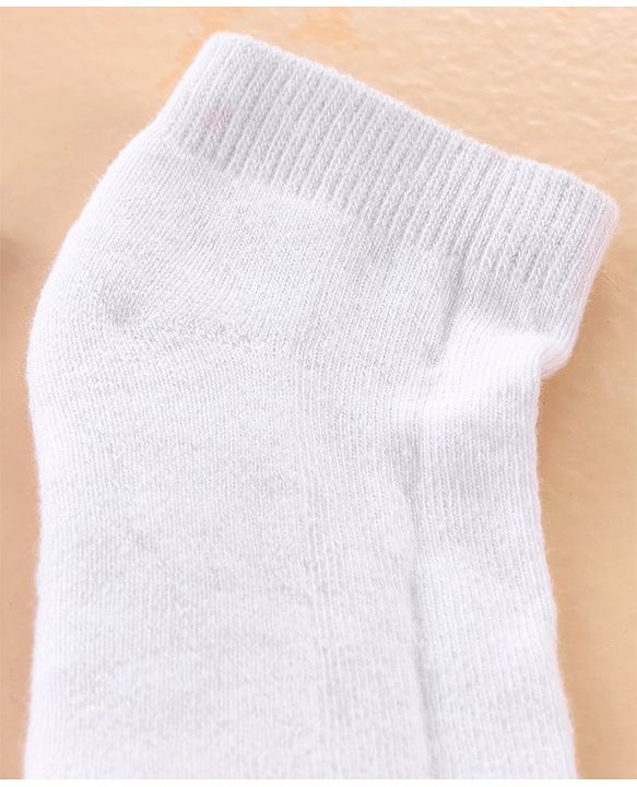 Pine Kids Cotton Ankle Length Socks With Silvadur Antimicrobial Finish Solid Pack Of 3 (Color May Vary)