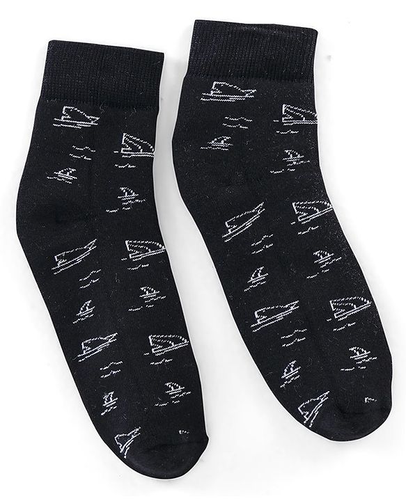 Pine Kids Cotton Blend Ankle Length Socks Striped Pack of 3 (Colour May Vary)