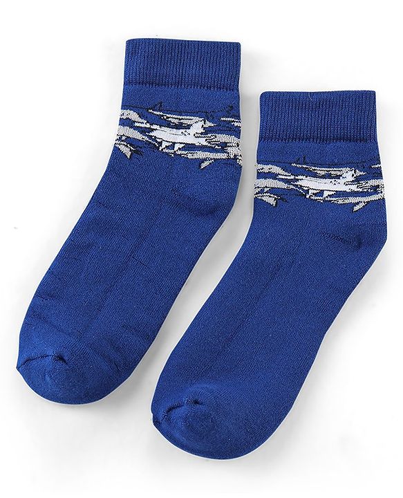 Pine Kids Cotton Blend Ankle Length Socks Striped Pack of 3 (Colour May Vary)