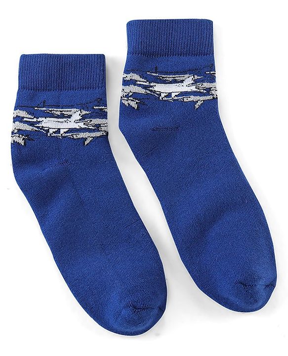 Pine Kids Cotton Blend Ankle Length Socks Striped Pack of 3 (Colour May Vary)