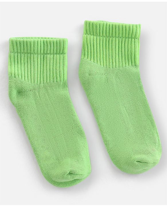 Pine Kids Cotton Elastane Ankle Length Silvadur Antimicrobial Socks  Pack of 3 (Colour & Design May Vary)