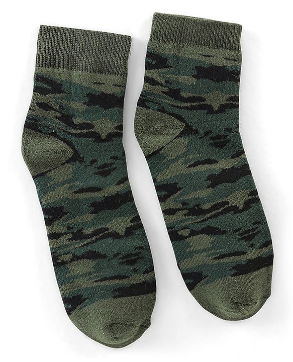 Pine Kids Cotton Blend Ankle Length Socks Car Design Pack of 3 (Colour May Vary)