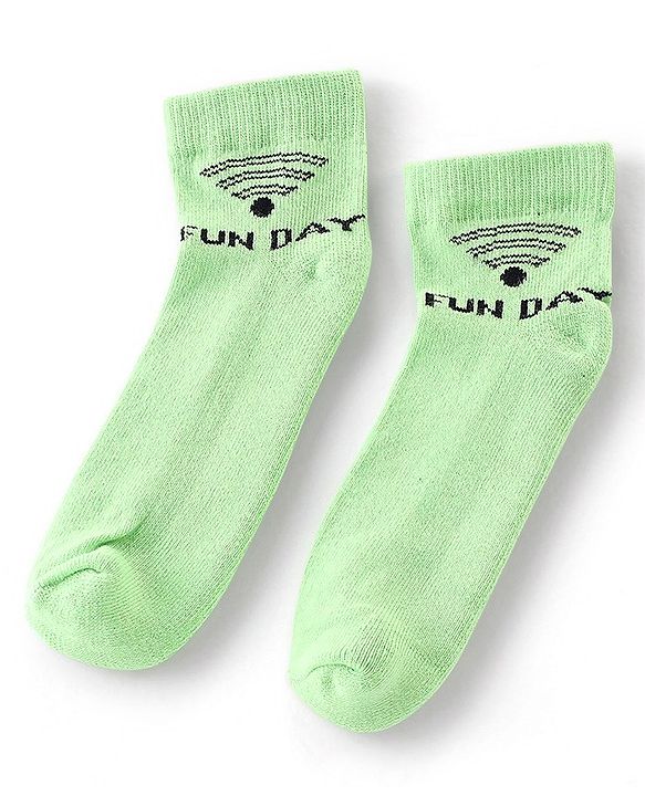 Pine Kids Cotton Elastane Ankle Length Silvadur Antimicrobial Socks  Pack of 7 (Colour & Design May Vary)