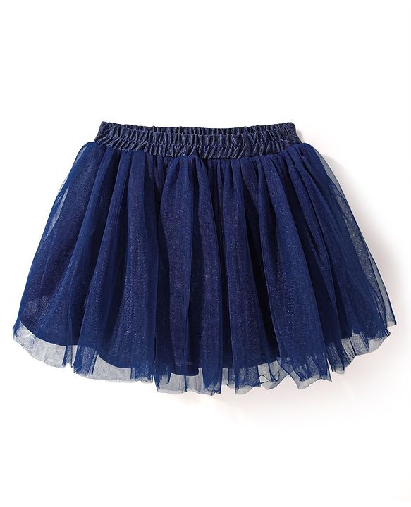 Babyhug Sleeveless Party Wear Skirt & Top Set With Bow Applique - Pink