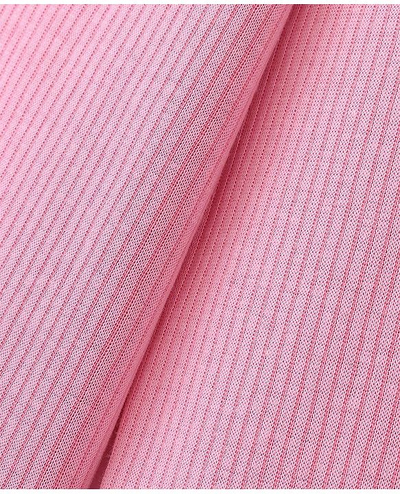 Pine Kids Cotton Full Length Thermal Inner Wear Vest Solid Colour - Candy Pink