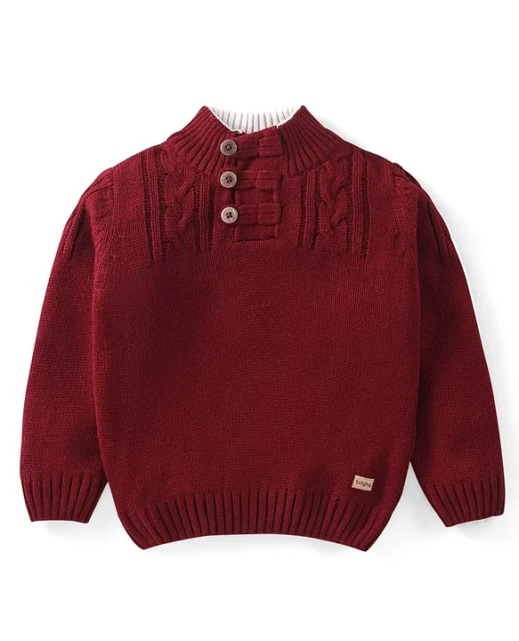 Babyhug full sleeves sweater best sale