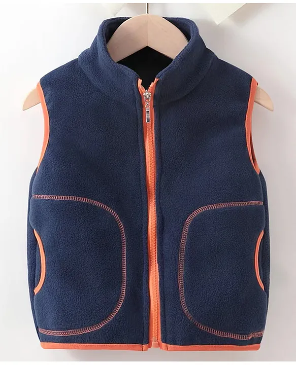 Stand Collar Polyester Boys Sleeveless Jacket at Rs 450/piece in Delhi |  ID: 17817731848