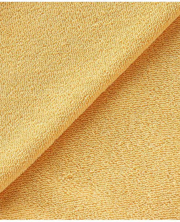 Babyhug Double Layer Interlock Hooded Towel Boat Print L 75 x B 76 cm- Yellow