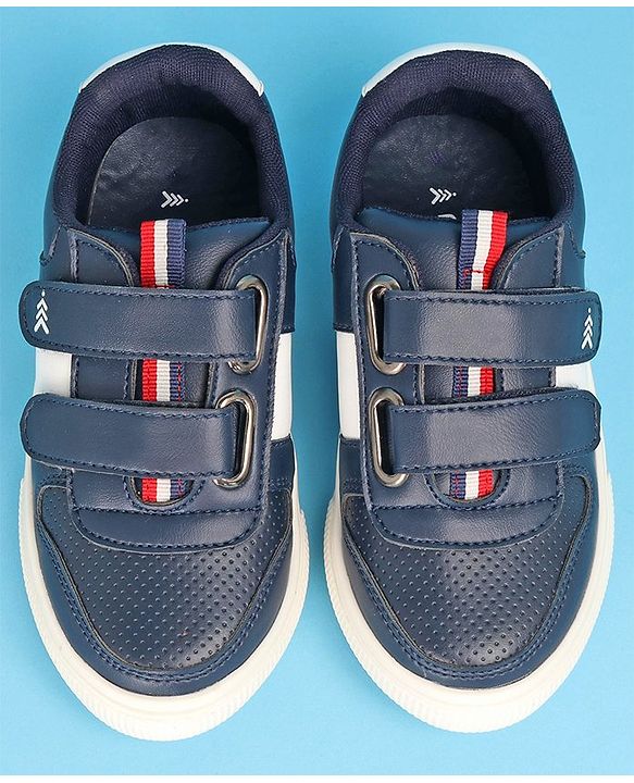 Pine Kids Velcro Closure Casual Shoes  - Blue