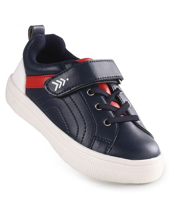 Pine Kids Casual Shoes with Velcro Closure Solid Colour - Navy Blue