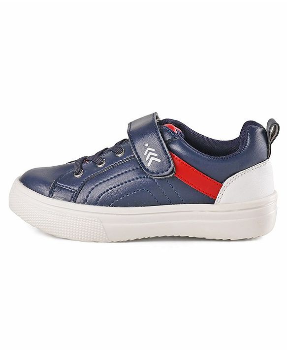 Pine Kids Casual Shoes with Velcro Closure Solid Colour - Navy Blue