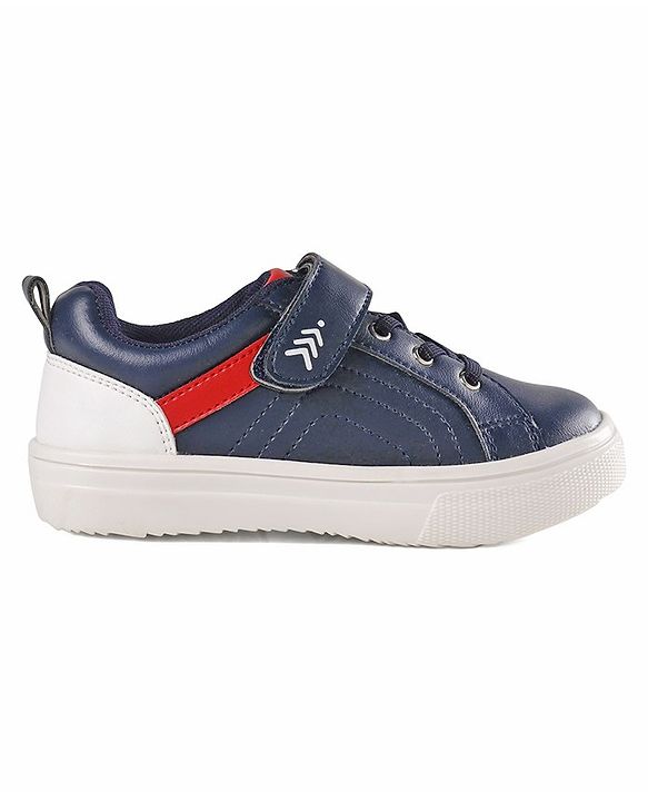 Pine Kids Casual Shoes with Velcro Closure Solid Colour - Navy Blue