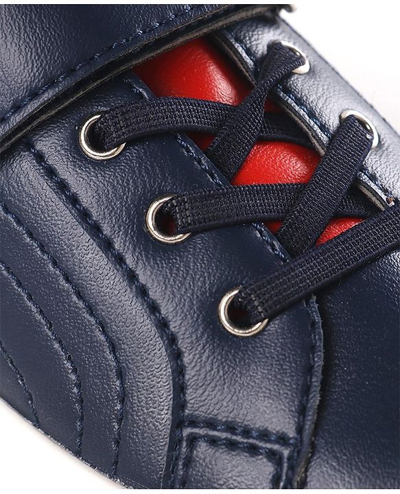 Pine Kids Casual Shoes with Velcro Closure Solid Colour - Navy Blue