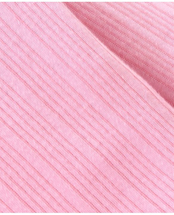 Babyhug Cotton Full Sleeves Solid Thermal Vest- Pink