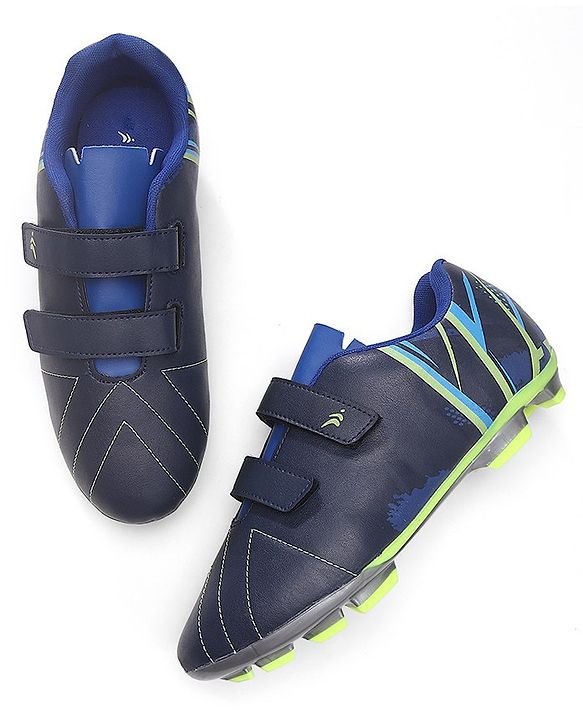 Pine Active Velcro Closure Soccer Shoes - Blue