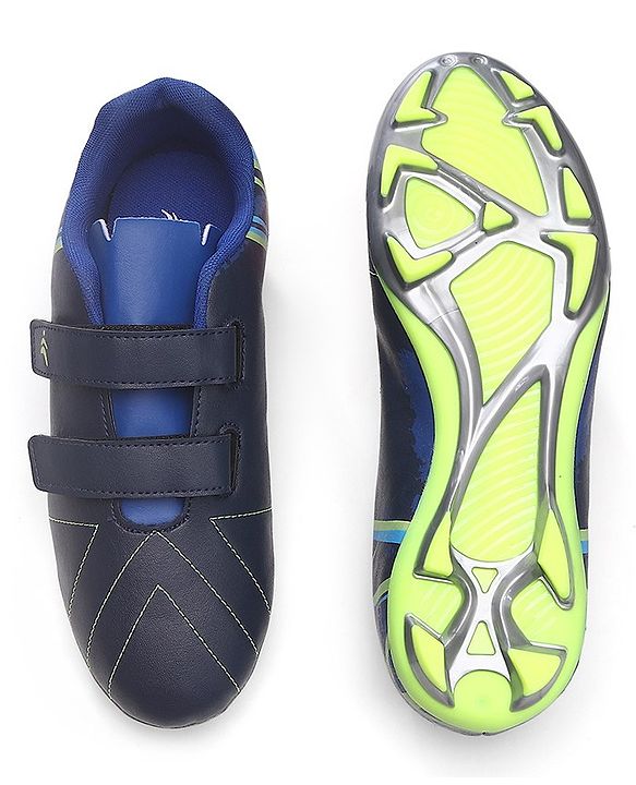 Pine Active Velcro Closure Soccer Shoes - Blue