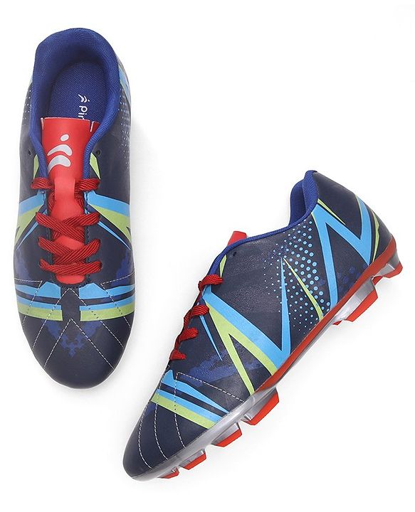 Pine Active Lace Closure Soccer Shoes - Blue