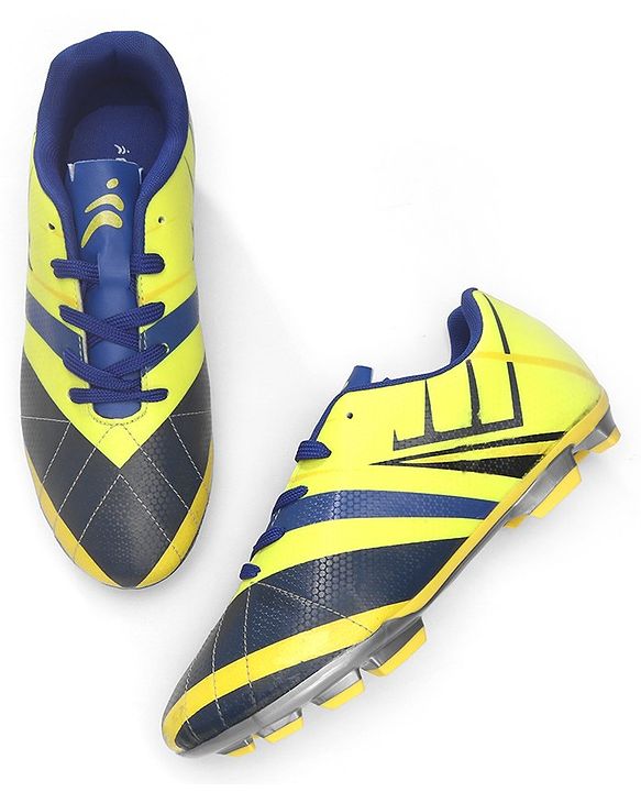 Pine Active Lace Closure Soccer Shoes - Yellow