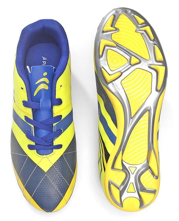 Pine Active Lace Closure Soccer Shoes - Yellow