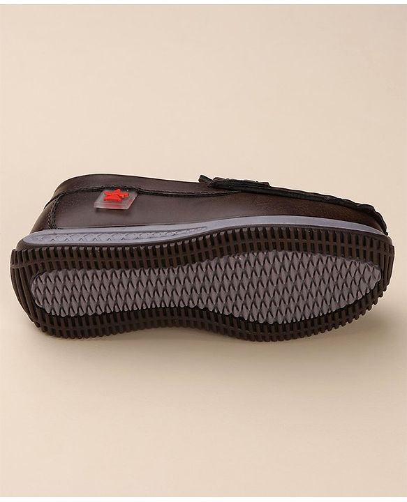 Cute Walk by Babyhug Slip On Formal Wear Shoes - Brown