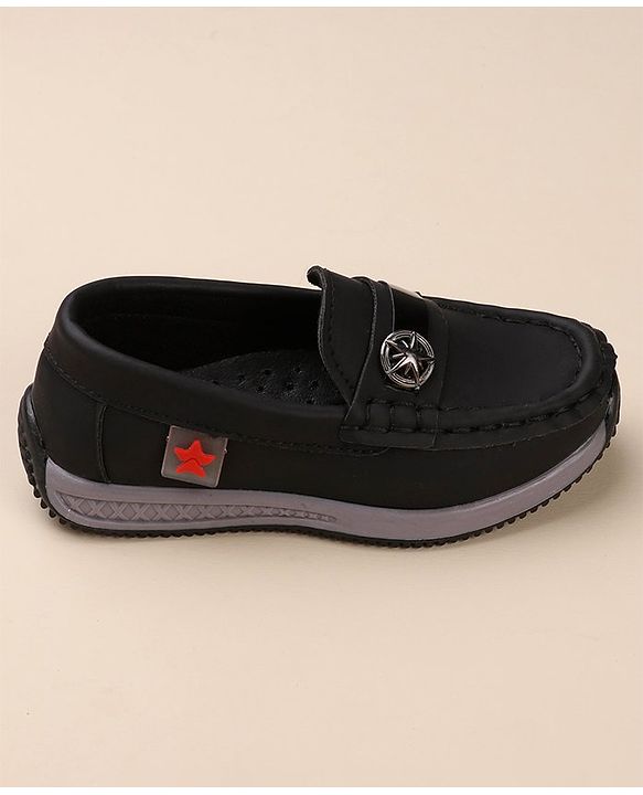 Cute Walk by Babyhug Slip On Formal Wear Shoes - Black