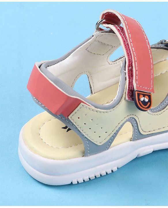 Cute Walk by Babyhug Velcro Closure Sandals - Yellow