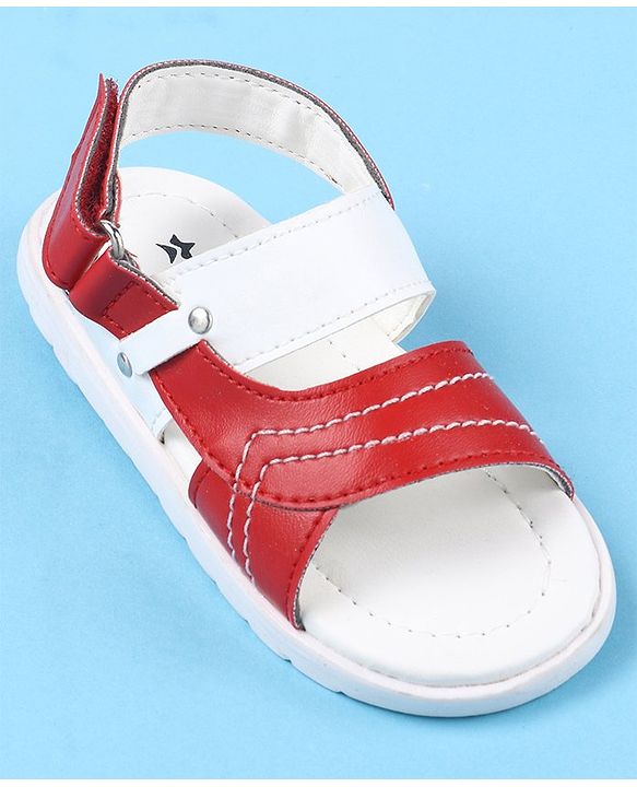 Cute Walk by Babyhug Velcro Closure Sandals - Red
