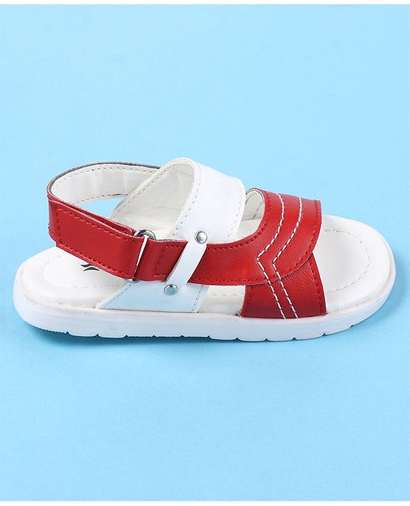 Cute Walk by Babyhug Velcro Closure Sandals - Red