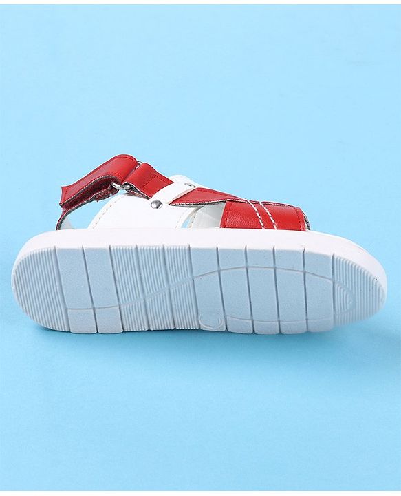 Cute Walk by Babyhug Velcro Closure Sandals - Red