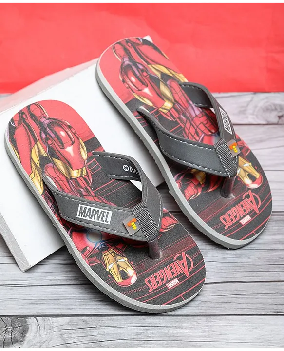 Buy Toothless Marvel Avengers Iron Man Featured Flip Flops Red