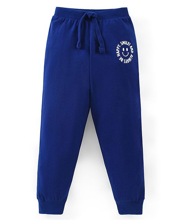 Babyhug Cotton Full Length Text Printed Lounge Pants Pack of 3 - Multicolour