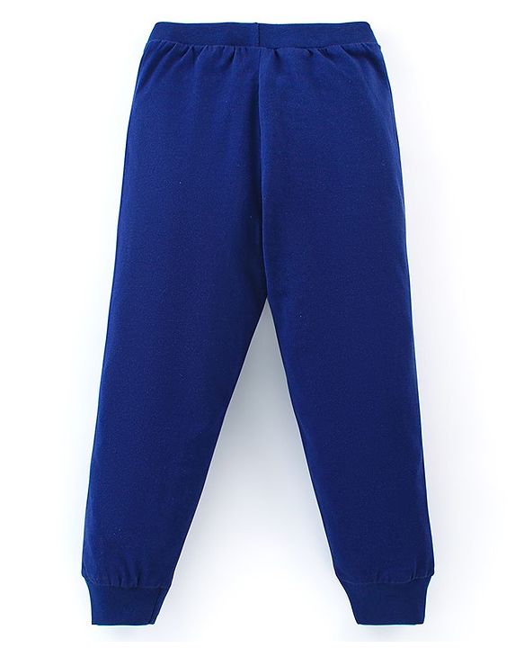 Babyhug Cotton Full Length Text Printed Lounge Pants Pack of 3 - Multicolour