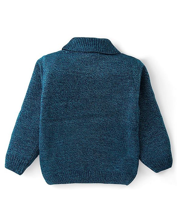 Babyhug Cable Knit Pullover - Navy