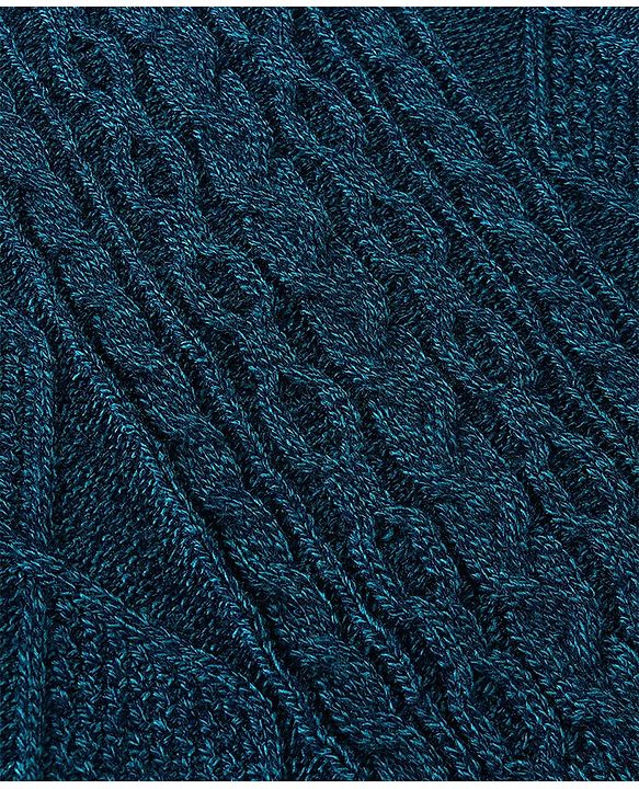 Babyhug Cable Knit Pullover - Navy