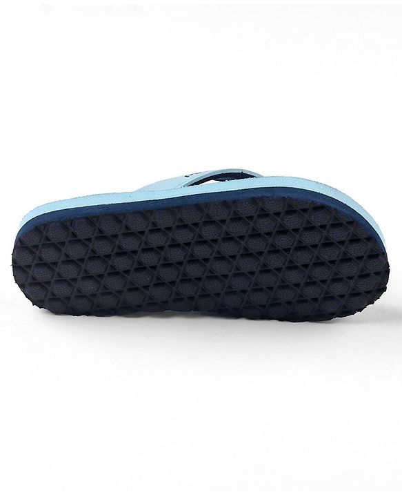Pine Kids Abstract Print Flip Flops - Blue