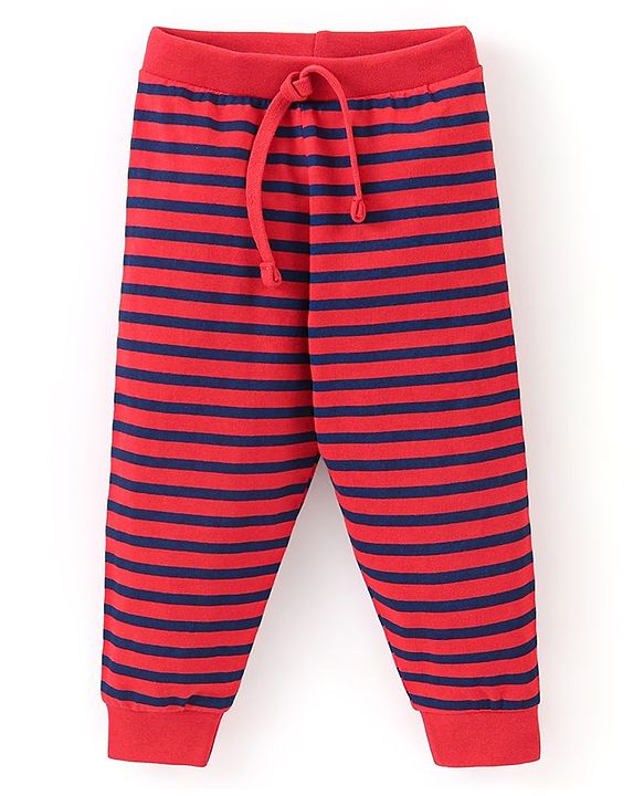 Babyhug Cotton Knit Full Length Lounge Pant Ball Prints Pack of 3- Multicolour