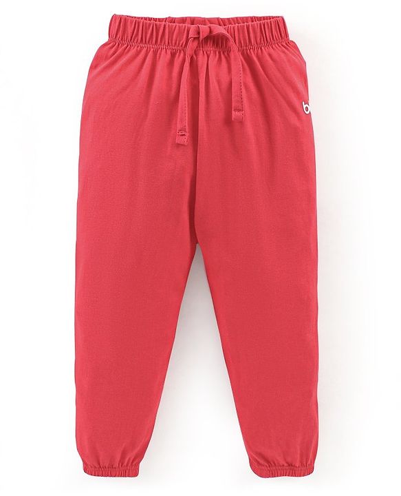 Babyhug Cotton Full Length Solid Lounge Pants Pack of 5 - Multicolour