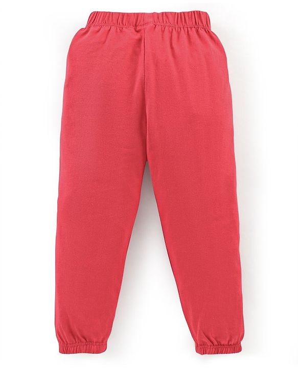 Babyhug Cotton Full Length Solid Lounge Pants Pack of 5 - Multicolour