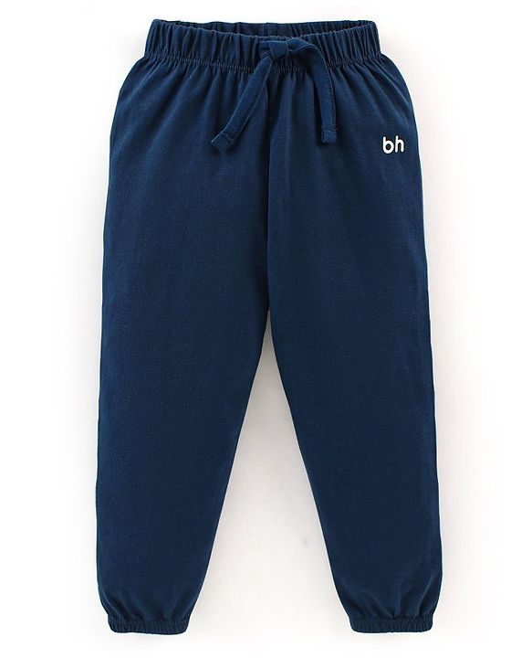 Babyhug Cotton Full Length Solid Lounge Pants Pack of 5 - Multicolour