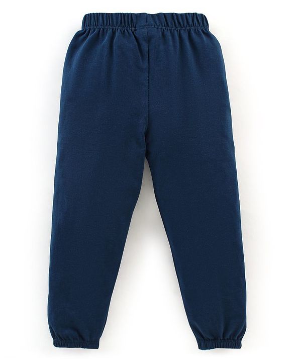 Babyhug Cotton Full Length Solid Lounge Pants Pack of 5 - Multicolour
