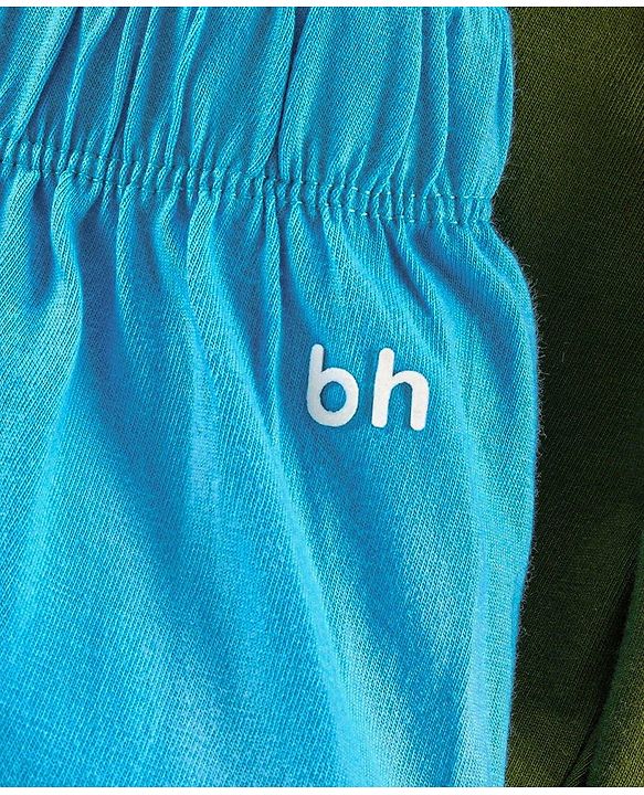 Babyhug Cotton Full Length Solid Lounge Pants Pack of 5 - Multicolour