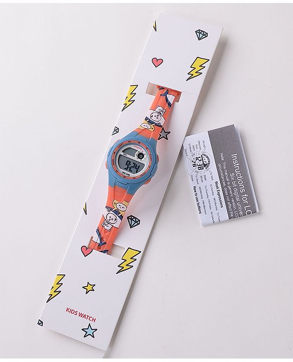 Babyhug Free Size Digital Watch - Multicolor
