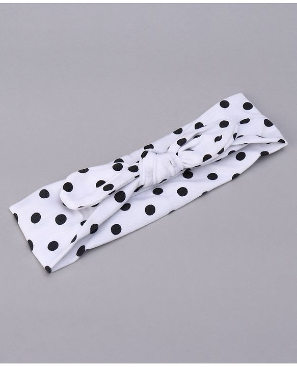 Babyhug Free Size Headband With Bow Applique & Sunglasses - Black