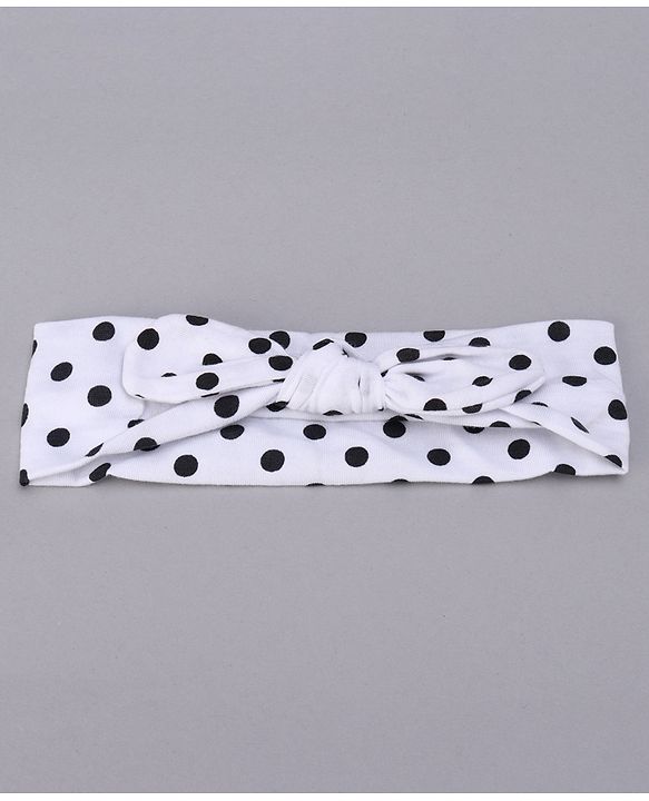 Babyhug Free Size Headband With Bow Applique & Sunglasses - Black