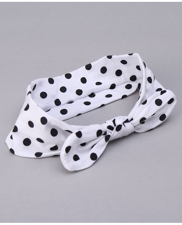 Babyhug Free Size Headband With Bow Applique & Sunglasses - Black