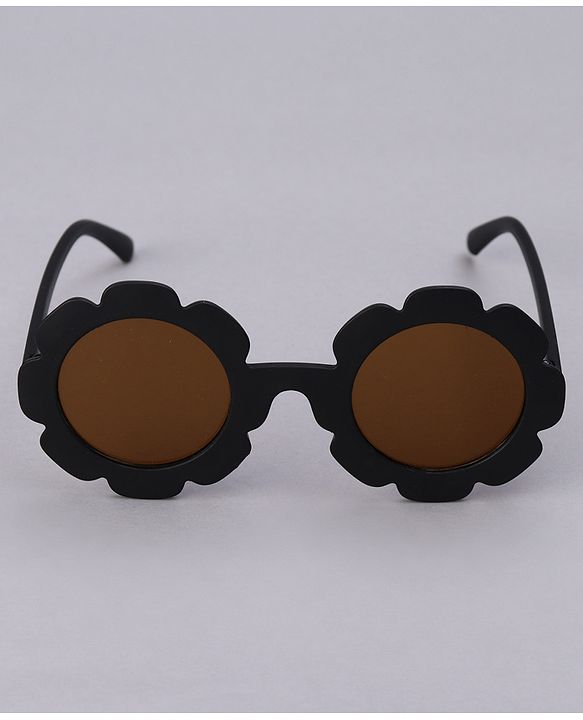 Babyhug Free Size Headband With Bow Applique & Sunglasses - Black
