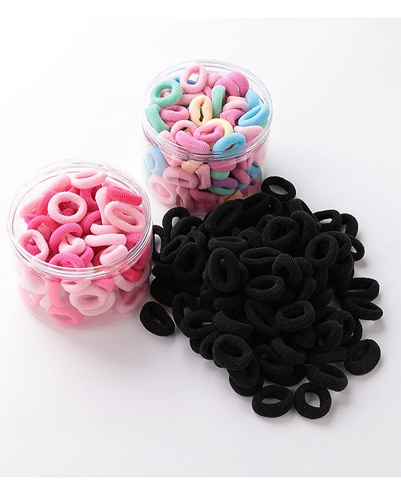 Babyhug Free Size Rubber Bands Pack of 100 Pieces - Multicolor