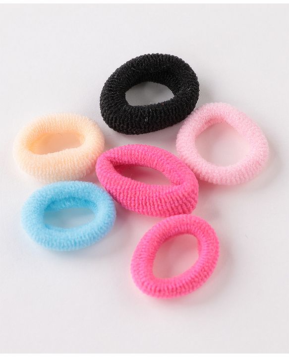 Babyhug Free Size Rubber Bands Pack of 100 Pieces - Multicolor