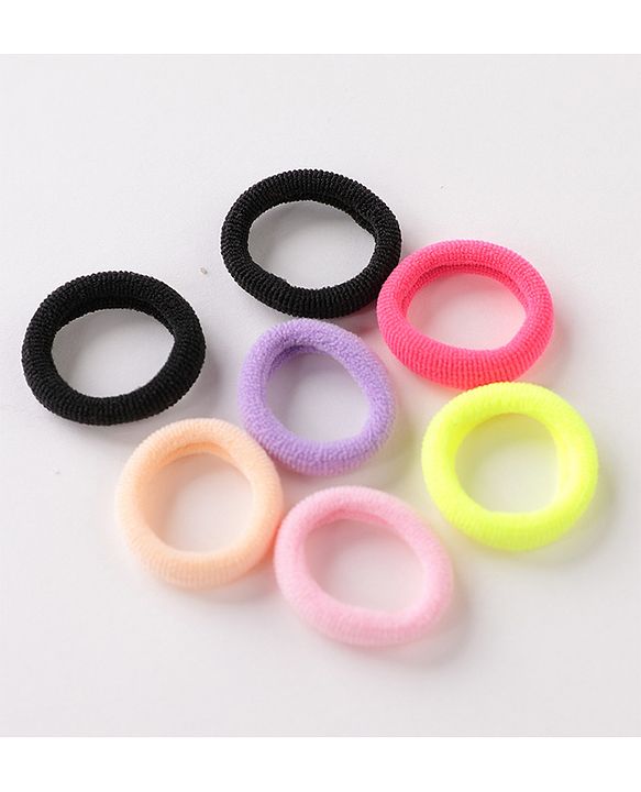 Babyhug Free Size Rubber Bands Pack of 120 Pieces - Multicolor
