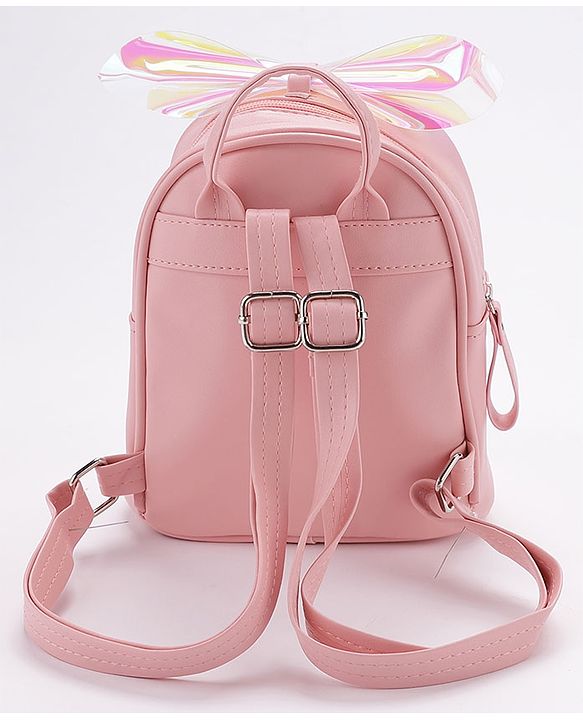 Babyhug Sequined Fashion Backpack - Pink